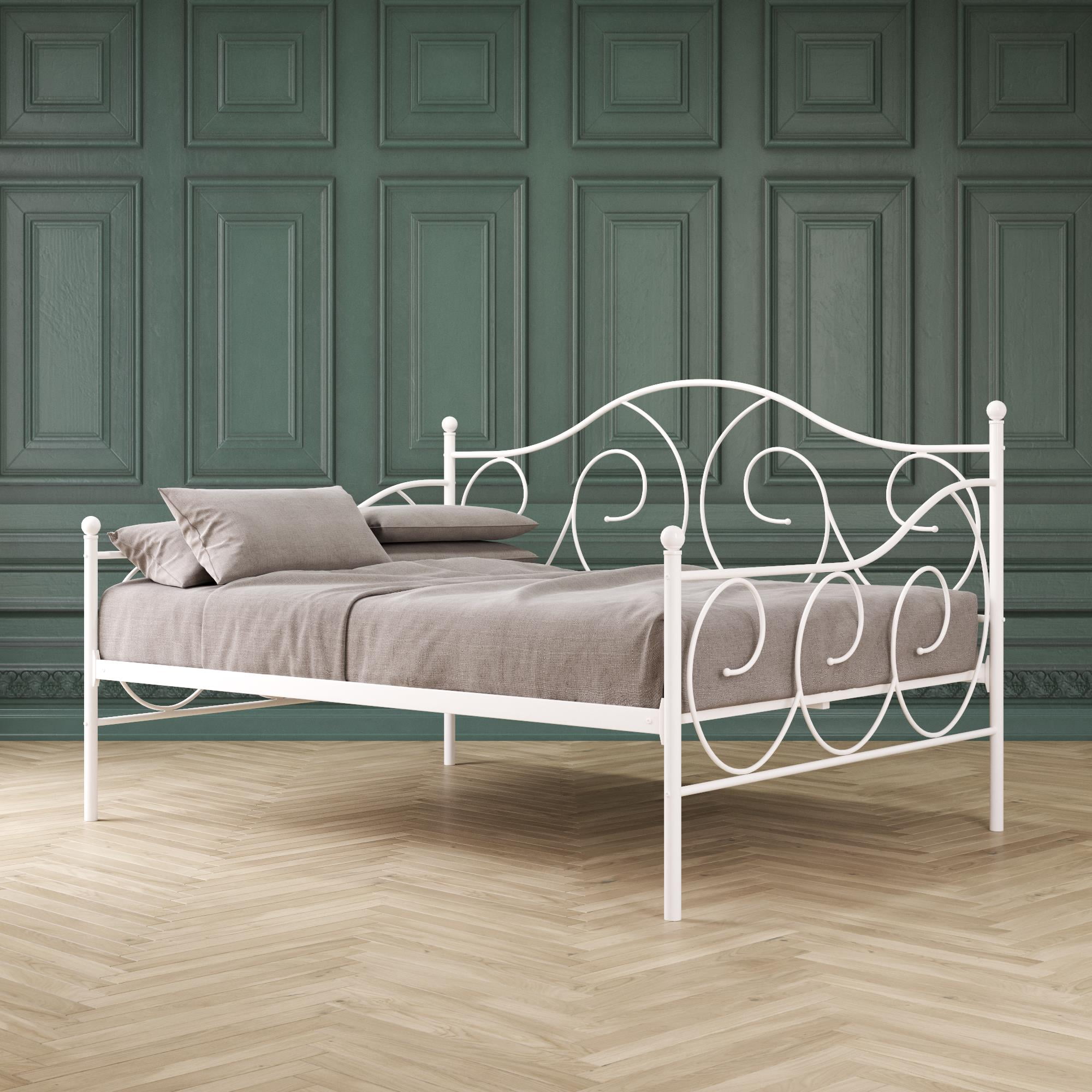 Desert fields victoria metal daybed full white walmart inventory