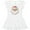 AA-White, variant on Inktastic Cute Santa Claus Face Gift Baby Girl Dress