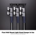 thumbnail image 6 of Westcott Float Wall Mount Light Stand Hanger by Lindsay Adler, Black, 6 of 7