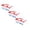A-3Pcs, variant on Star Sunglasses for Women Men, Patriotic Rimless Star Shaped Sunglasses in Red White Blue, USA Independence Day Accessories for 4th of July Memorial Day Beach Pool Birthday Party Favors