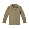 thumbnail image 5 of LTTVQM Toddler Girls Polo Uniform Shirts School Camel Long Sleeve Tops Casual Button Down Tshirts 2025 New Collared Golf Polo Shirt Comfy Clothing Camel 3-4 Years, 5 of 6