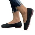 thumbnail image 3 of Sngxgn Women’s Flat Shoes Dress Shoes Slip On Walking Flats Shoes for Woman Casual Comfort Soft(Black,41), 3 of 8