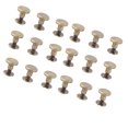 thumbnail image 4 of Flat Head Rivets & Screws Bronze, 20pcs Flat Head Copper Brass Screws Nuts Nails Rivets Leather  Accessory DIY Leather Craft, 4 of 8