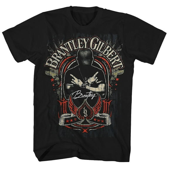 Vtg Brantley Gilbert In Concert Tour Cotton Black Unisex Full Size Shirt