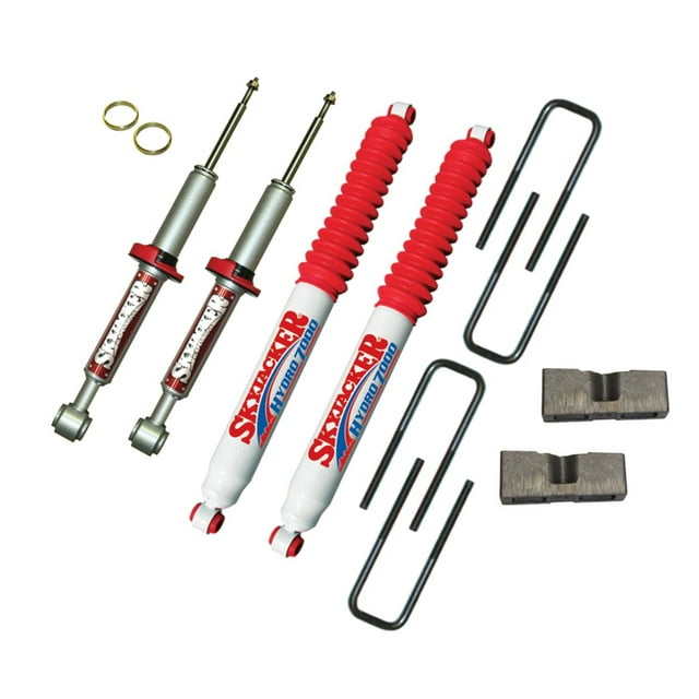 Skyjacker F432STBH-R Suspension Lift Kit w/Shock 3 in. Lift Incl. 2 Hydro Shocks Red Boot Suspension Lift Kit w/Shock