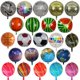 thumbnail image 2 of Globo de película de aluminio color 22 pulgadas 4D bola de papel de aluminio tridimensional gradiente globo de discoteca decoración de fiesta de cumpleaños redondo, 2 of 6