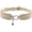 Khaki, variant on Punk Bell Choker PU Leather Collar Gothic Necklace Neck Accessories Adjustable Size