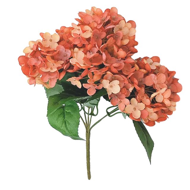 Ramo de flores artificiales Simulación Decoración floral Ornamento de la oficina en casa Flor falsa, Naranja, 5 cabezas Inevent HA8204-04B