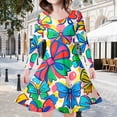thumbnail image 2 of TJAZFJPA Robes pour Filles Robe de Princesse Imprimée pour Fête pour Enfants et Filles Robe pour Filles, 2 of 5