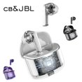 thumbnail image 2 of Auriculares inalámbricos Bluetooth CB&JBL J225 TWS/T225 TWS con diseño de carcasa transparente, auriculares estéreo con sonido de graves y micrófono, 2 of 5