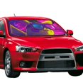 thumbnail image 2 of Windshield Sun Shade Foldable Car Front Window Sunshade For Car Suv Trucks Vans - Best Heat Shield Blocker Visor Cover Blocks Uv Rays And Keeps Your Vehicle Cool-Small, 2 of 5