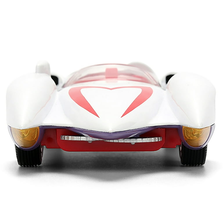 Mach 5 White with Red Stripes and Interior 