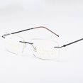 thumbnail image 3 of Gafas de presbicia de doble uso sin marco para hombre, antifatiga, con zoom automático, progresivas, multienfoque, antiluz azul, para presbicia, 3 of 4