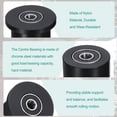 thumbnail image 3 of Uxcell 6 Pack Nylon Machined Wheels/Rollers Gym Replacement Wheels Fits with Bearings Through Hole of 5/16" in Diameter, Black, 3 of 5