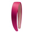 thumbnail image 2 of Fgnfyis Wide Satin Handmade Hair Bands for Women's Hair Elegant Hair Clamp Non Styling Hot Pink, 2 of 5