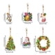 thumbnail image 5 of 30 Llaveros Pintura Diamantes Doble Cara Con Forma Especial (adorno Navidad), 5 of 5