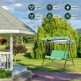 thumbnail image 3 of Garden Swing Canopy Seats Replacement Set 3 Seats Covers + Swing Canopy Cover, 3 of 11