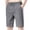 Dark Gray, variant on Vivianyo HD Fashion Summer Shorts for Big Mens and Tall Men's Fashion Summer Drawstring Elastic Waist Casual Solid Color Classic Half Short Pants