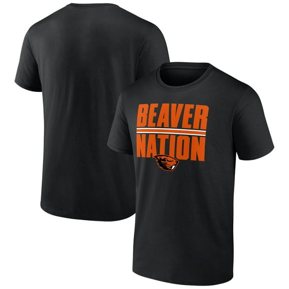 Men's Fanatics Black Oregon State Beavers Campus Goal T-Shirt