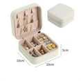 thumbnail image 1 of Harhinhe Caja de Almacenamiento de Joyas Embalaje de Regalo Pendiente Collar Anillo Organizar Accesorios para la Oficina en casa, 1 of 2