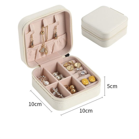 Jewelry Storage Box Gift Packaging Earring Necklace Ring Organize Accessories for Home Office