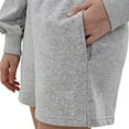 thumbnail image 5 of Amazhiyu Women's High Waist Elastic Sweatshorts Comfy Lounge Bottom with Pockets, 5 of 10