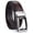 Brown, variant on Men's Reversible Leather Belt Auto Buckle Belt Dress Leather Belts Adjustable Ratchet Belt Genuine Leather Belt 51.18 Inches for Working Golf Business Casual Wear Brown