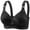 Black, variant on Ltctricy Push up Bras for Women Wireless Supportive Full Coverage Lift up Everyday Bralettes Comfortable Plus Size Bras
