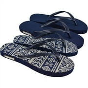 MUK LUKS Flat Flip Flops 2 Pair Packs