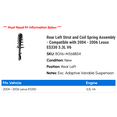 thumbnail image 2 of Rear Left Strut and Coil Spring Assembly - Compatible with 2004 - 2006 ES330 3.3L V6 2005, 2 of 2