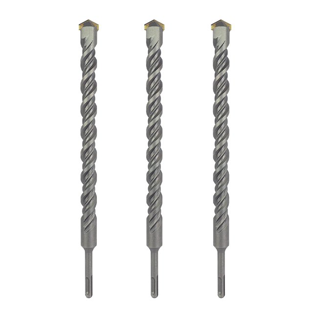 SDS Plus Perceuse à Marteau 3 Pcs 9/16 Po x 8 Po Perceuse à Pierre en Béton