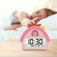 thumbnail image 3 of Unique Bargains House-Shaped Alarm Clock Green Dinosaur 4.3"L x 2.4"W x 5.0"H, 3 of 4