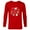 New Red, variant on Star Wars Merry The Force Be With You - Long Sleeve T-Shirt for Men - Customized-Athletic Heather