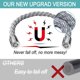 thumbnail image 4 of 4 Pack Curtain Tie Backs Super Strong Magnetic Curtains Tiebacks Modern Simple Style Pretty Weave Rope Drape Holdback for Thin/Thick Home Office Hotel Window Drapery - Plating Chrome Silver, 4 of 5