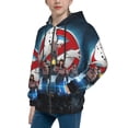 thumbnail image 2 of Ghostbusters Hoodie 3d Print Pullover Hooded Long Sleeve Sweatshirts Tops Blouse With Pocket For Boys Girls, 2 of 8