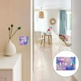 thumbnail image 7 of Yayeee Toggle Light Switch Wall Plate 2-Gang 4.56"x4.48" Decorative Outlet Cover, Pastel Pink Marble Pattern, 7 of 7