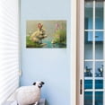 thumbnail image 5 of PIKWEEK Vintage Easter Canvas Wall Art, Easter Bunny is Fishing Pictures Oil Painting for Wall Decor, Retro Spring Cute Bunny Posters Wall for Easter, Easter Rabbit Home Artwork for Bedroom24x16in, 5 of 8