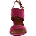 thumbnail image 3 of Static Footwear Fay-1 Womens Round Toe Buckle Ankle Strap Chunky Heel Dress Sandals, 3 of 4