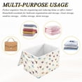thumbnail image 6 of Yayeee Collapsible Cube Storage Bin with Lid Fabric Closet Decorative Basket with Handles, Colorful Cartoon Planes Pattern, 6 of 7