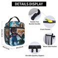 thumbnail image 4 of Lsque Chucky Pattern Insulated Lunch Bag – Lunch Box with Thick Insulation & Food-Grade PEVA Lining, Functional Compartments & Detachable Handle, 4 of 7