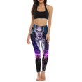 thumbnail image 5 of Film Joker Harley Quinn Yoga Pants Women High Waisted Tummy Control Non See-Through Elastic Running Workout Yoga Leggings Pants, 5 of 7