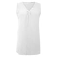 thumbnail image 3 of Tanks for Women V Neck Sleeveless Fitting Basic Tank Tops Womens Spring Womans Clothes, 3 of 4