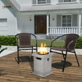thumbnail image 6 of CASAINC 10 in. W x 14 in. H Portable Outdoor Propane Fire Pit Tabletop Fireplace, 10,000 BTU with Lava Rocks, 6 of 6
