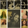 thumbnail image 2 of Lizzy Deluxe Lana Del Rey carteles Retro, impresiones de papel Kraft, Álbum de Música, póster Vintage, decoración de la habitación Del hogar, arte estético, pintura de pared, 2 of 4