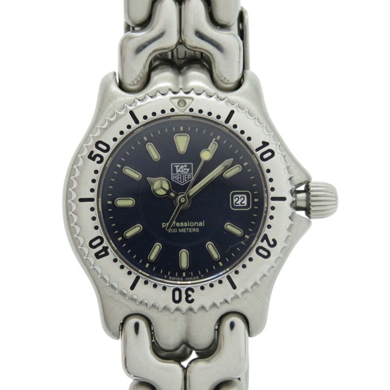 Pre-Owned TAG Heuer Cell WG1317-2 SS Navy Silver Quartz  display picture 2