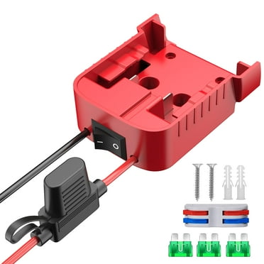 1 Pack Power Wheels Adapter for Milwaukee M18 Battery Adapter Power Wheels Battery Converter Kit