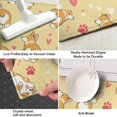 thumbnail image 3 of Corgi Dog and Footprints Kitchen Rug Mat,Kitchen Runner Rugs Non Skid Washable,Decorative Kitchen Floor Mats for Kitchen,Sink,Laundry,17"X47", 3 of 5