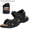 thumbnail image 2 of YOURDIARY Men's Outdoor Sandals Beach Sandals Open Toe Fisherman Sandal, 2 of 7