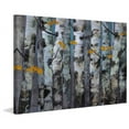 thumbnail image 2 of "Touched by Gold II" Painting Print on Wrapped Canvas, 2 of 7
