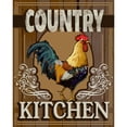 thumbnail image 2 of East Coast Licensing 12x14 Black Modern Framed Museum Art Print Titled - Country Kitchen, 2 of 4